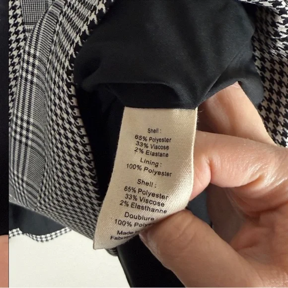 L'AGENCE Chamberlain Plaid & Houndstooth Blazer - Picture 9 of 11
